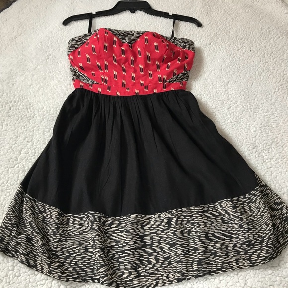 Silence&Noise strapless summer dress.Size Small - Picture 4 of 7